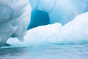 hielo marino, iceberg en el ártico foto