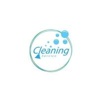 cleaning clean fresh logo design symbol vector