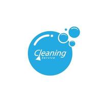 cleaning clean fresh logo design symbol vector