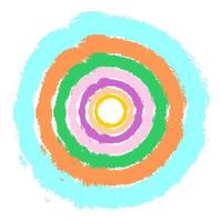 Abstract background vector with round ornament