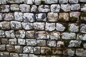 Muro de piedra romano, Muro de Adriano en Northumberland foto