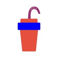 Vector illustration of a drink cup