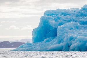 hielo marino, iceberg en el ártico foto