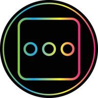 Ellipsis H Vector Icon Design