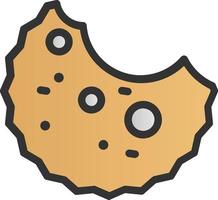 Cookie Bite Vector Icon Design