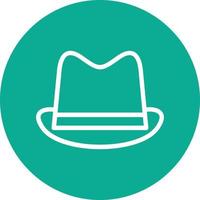 Hat Cowboy Vector Icon Design