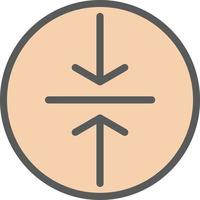 Compress Vector Icon Design