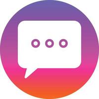 Comment Dots Vector Icon Design