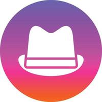 Hat Cowboy Vector Icon Design