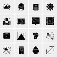 16 Universal Business Icons Vector Creative Icon Illustration to use in web and Mobile Related project