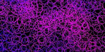 Dark yellow vector background with random forms.