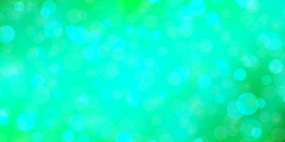 Light Green vector texture with circles.