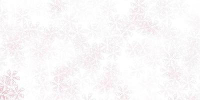 Light red vector abstract layout with leaves.