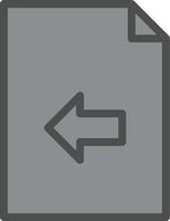 File Import Vector Icon Design