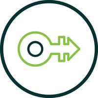 Mars Stroke H Vector Icon Design