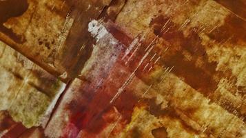 Close Up of Brush Strokes On Abstract Painting photo