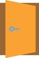 Door Open Vector Icon Design