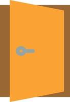 Door Open Vector Icon Design