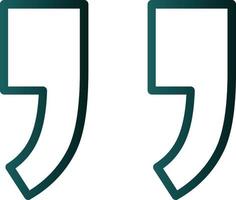 Quote Right Vector Icon Design