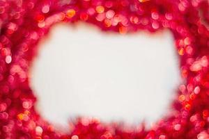 Christmas background. Festive abstract with bokeh defocused lights photo