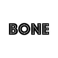 Bone icon vector template design illustration.