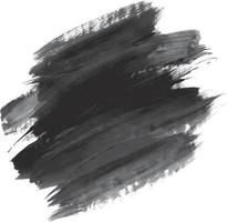 vector black brush stroke on white background