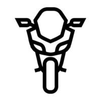 el icono de motocicleta y scooter vector