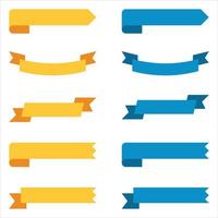 Collection of Ribbons vector