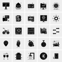 25 Universal Business Icons Vector Creative Icon Illustration to use in web and Mobile Related project