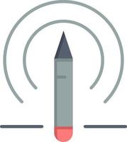 Learning Pencil Education Tools  Flat Color Icon Vector icon banner Template