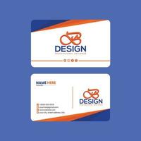 Professional Modern Business Card Design vector