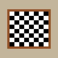 Black White Chess Board Chess Vector