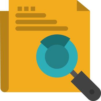 Page Search Web Page Search Layout  Flat Color Icon Vector icon banner Template