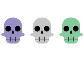 skeleton design illustration isolated on white background vector