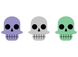 skeleton design illustration isolated on white background vector