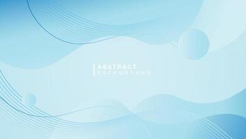 Modern blue abstract background template vector