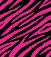 Vector seamless pattern of heart pink zebra print