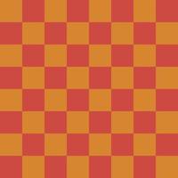 Chessboard Isolated Orange Yellow   Abstract Background Texture Seamless Pattern Illustration vector