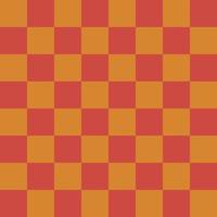 Chessboard Isolated Orange Yellow   Abstract Background Texture Seamless Pattern Illustration vector