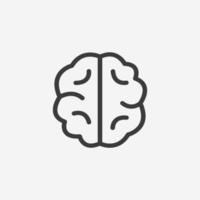 smart, mind, brain, idea icon vector isolated symbol sign