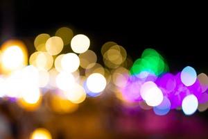 Colorful bokeh abstract background. Noise and gain. Motion blur. photo