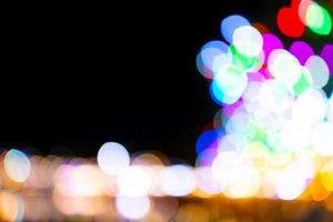 Colorful bokeh abstract background. Noise and gain. Motion blur. photo