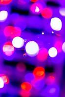 Colorful bokeh abstract background. Noise and gain. Motion blur. photo