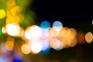 Colorful bokeh abstract background. Noise and gain. Motion blur. photo