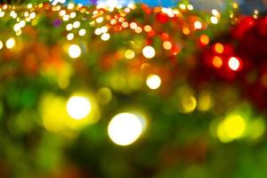 Colorful bokeh abstract background. Noise and gain. Motion blur. photo