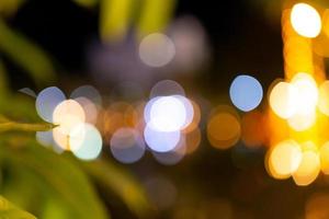 Colorful bokeh abstract background. Noise and gain. Motion blur. photo