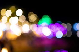 Colorful bokeh abstract background. Noise and gain. Motion blur. photo