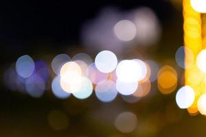 Colorful bokeh abstract background. Noise and gain. Motion blur. photo