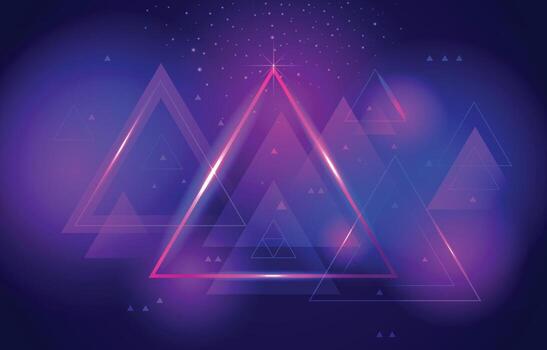 Triangular Light Effect Background vector