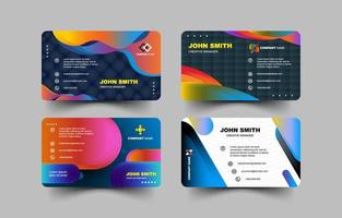 Business Card Collection vector